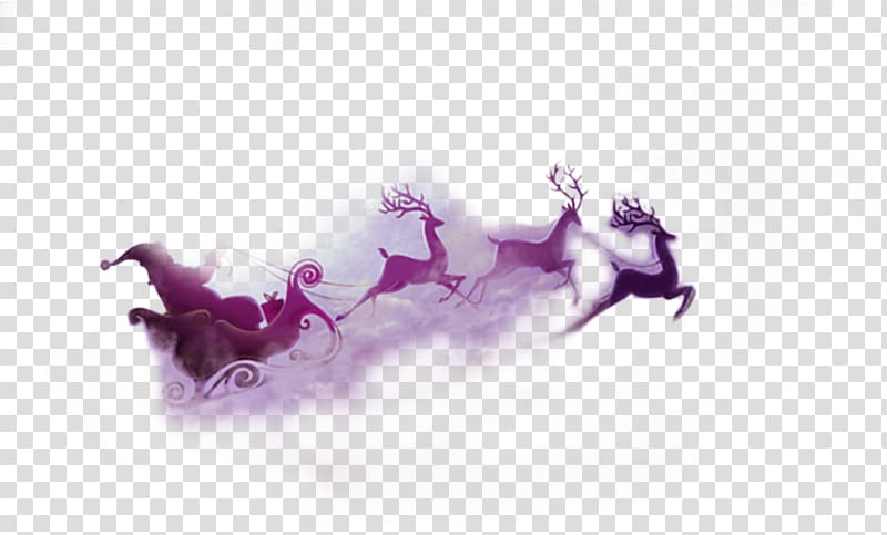 Deer, Purple deer transparent background PNG clipart