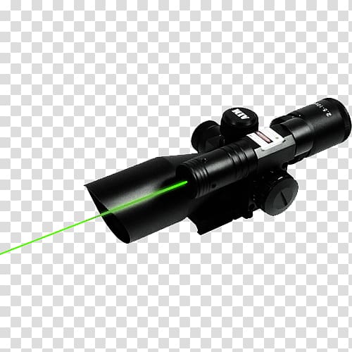 Telescopic sight Red dot sight Laser Firearm, Backwoodsman Magazine transparent background PNG clipart