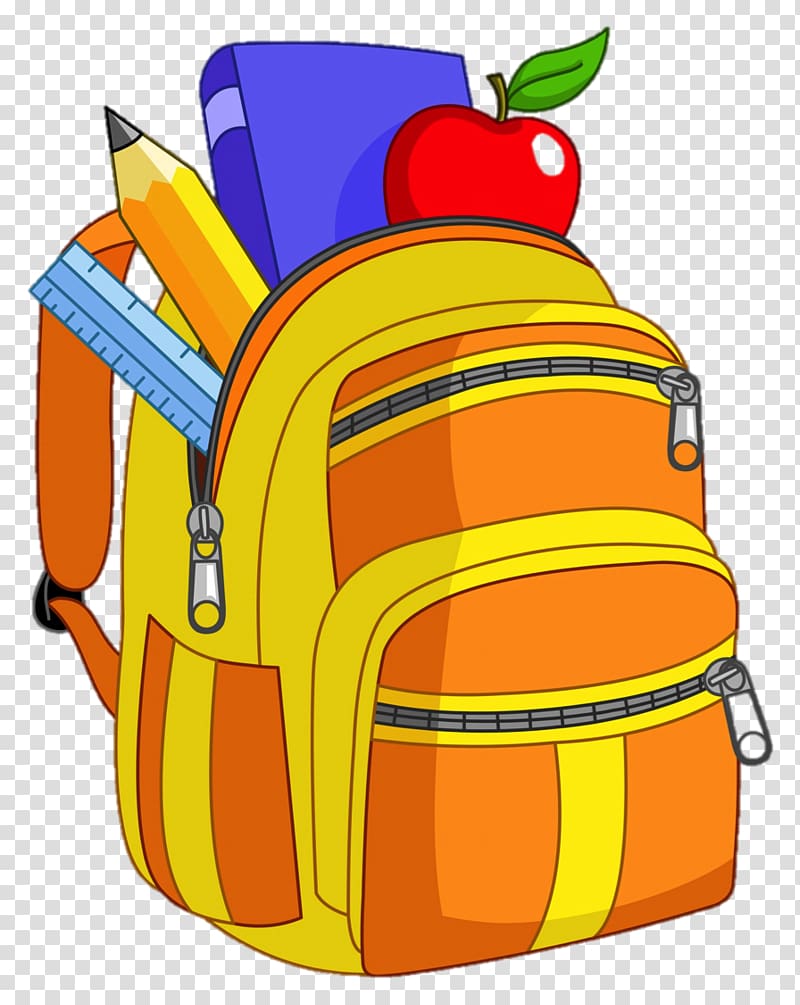 Backpack Animation, packing bag design transparent background PNG clipart