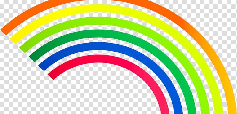 Line Point Angle Font, Rainbow Stripes transparent background PNG clipart