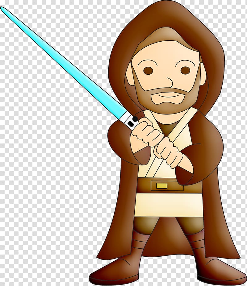 Star Wars Obi Wan Kenobi illustration, Obi-Wan Kenobi Chewbacca Star Wars , star wars transparent background PNG clipart