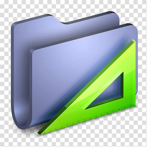 gray folder illustration, computer icon angle font, Applications Blue Folder transparent background PNG clipart