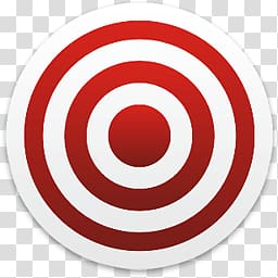 Target logo, Red White Target transparent background PNG clipart