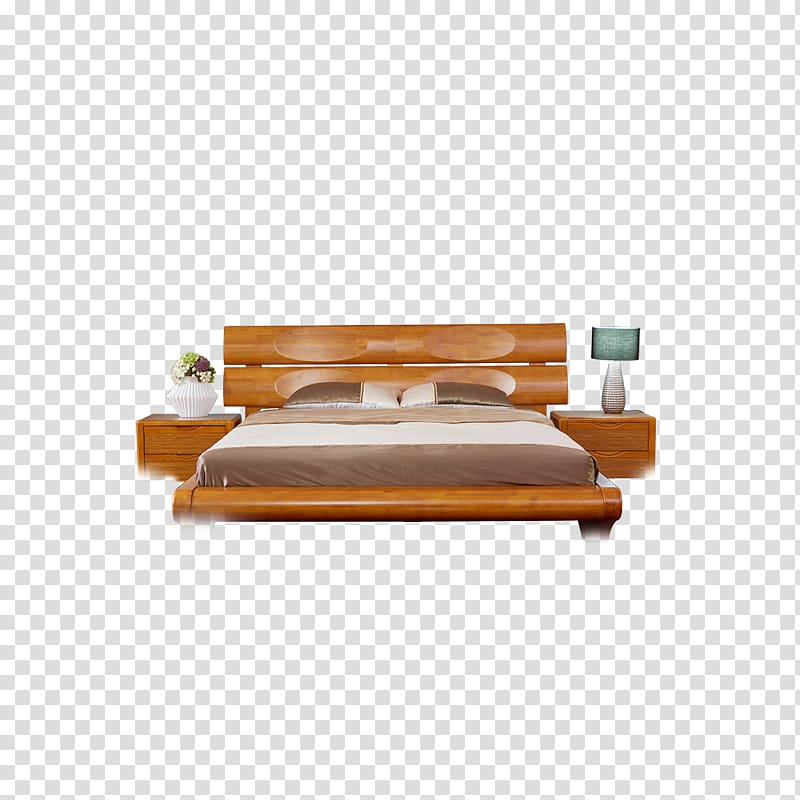 Bed Furniture, Vintage Bed transparent background PNG clipart