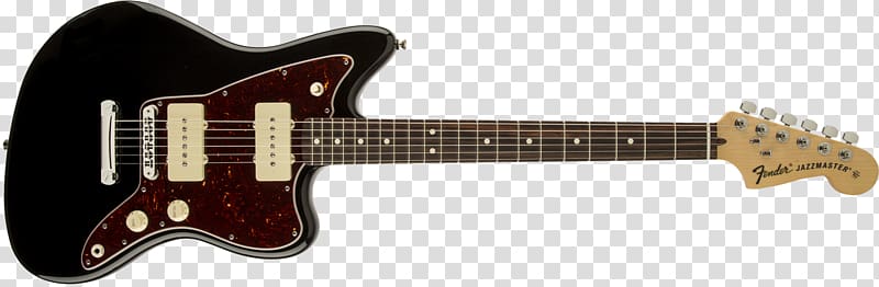 Fender Jazzmaster Squier Jagmaster Fender Jaguar Fender Stratocaster Fender Mustang, guitar transparent background PNG clipart