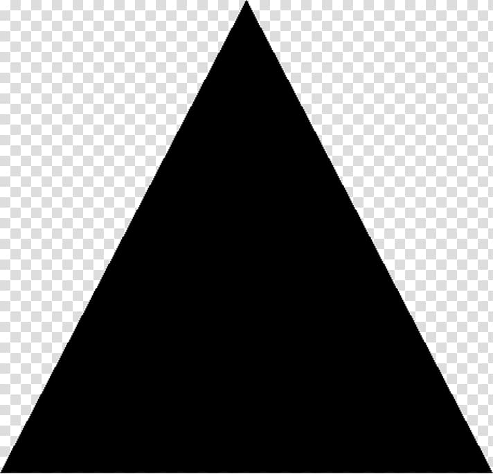 Equilateral triangle Black triangle Equilateral polygon Geometry, triangle transparent background PNG clipart