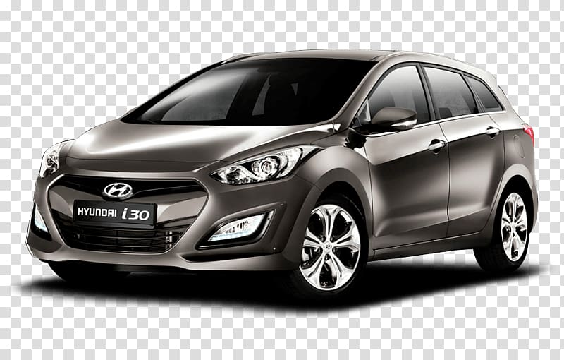 gray Hyundai i30 5-door hatchback, Hyundai I30 transparent background PNG clipart