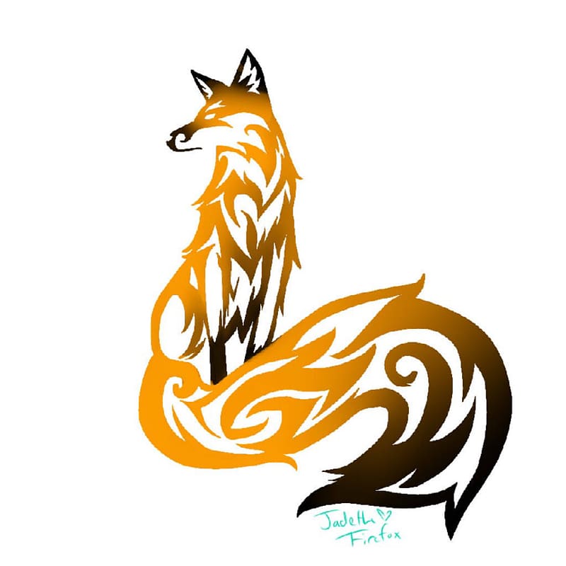 Sleeve tattoo Tribe Fox , fox transparent background PNG clipart