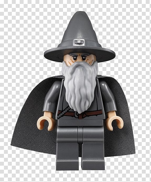 Lego wizard minifig toy, Lego The Hobbit Lego Dimensions Lego The Lord of the Rings Gandalf Bilbo Baggins, Gandalf transparent background PNG clipart