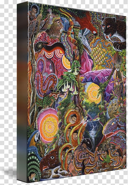 The Ayahuasca Visions of Pablo Amaringo Painting Visionary art, Battle Of Las Piedras transparent background PNG clipart