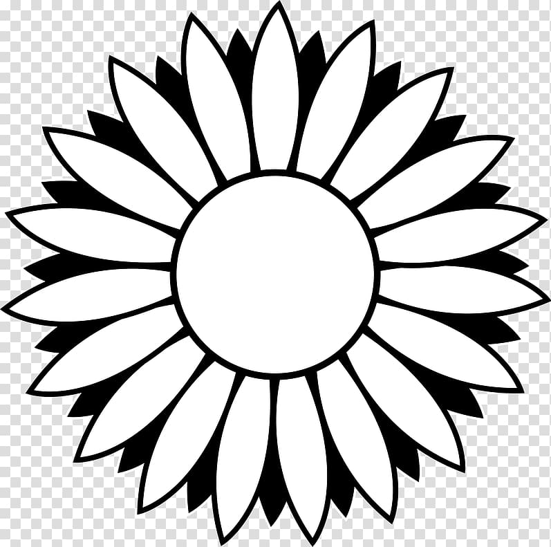 Black and white Line art Free content , Football Flowers transparent background PNG clipart