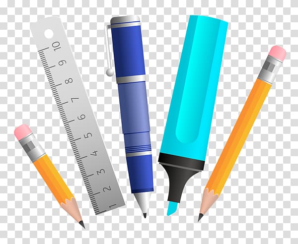school supplies illustration, School supplies Ruler , School supplies learning tools transparent background PNG clipart