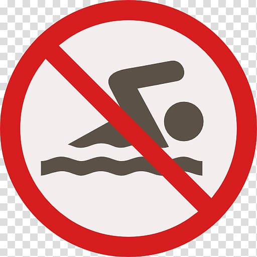 Symbol Sign Icon, Swimming prohibited area transparent background PNG clipart