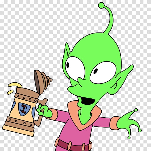 Milhouse Van Houten Bart Simpson Alien Character, cartoon characters transparent background PNG clipart