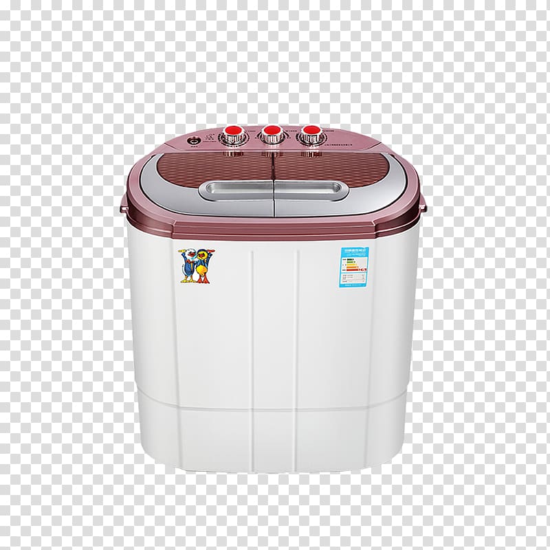 Washing machine Brand Price Laundry, Duckling washing machine products in kind transparent background PNG clipart