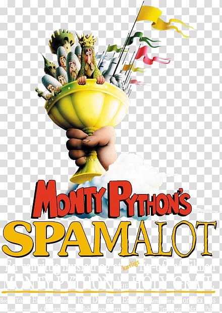 Spamalot Monty Python Musical theatre Broadway theatre, monty python transparent background PNG clipart