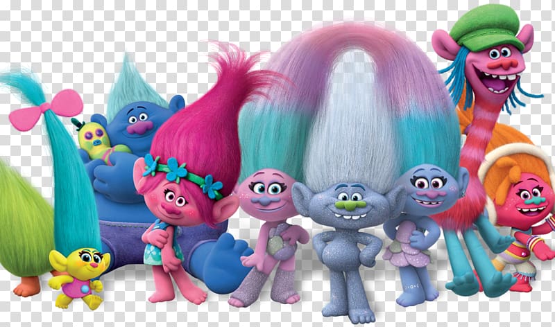 Film Trolls DreamWorks Animation Cinema Troll doll, admissions biography transparent background PNG clipart