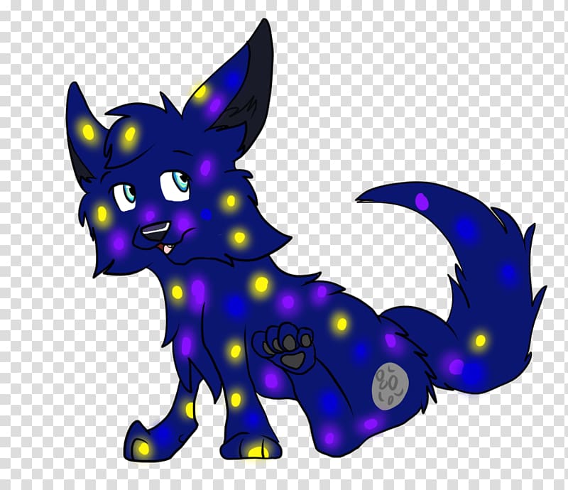 Cat Horse Mammal Canidae, Starry night transparent background PNG clipart