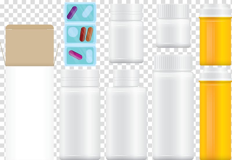 Plastic bottle Tablet, pills transparent background PNG clipart