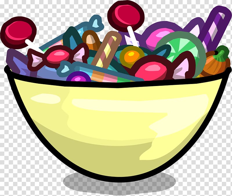 Club Penguin Candy Bowl , trick or treat transparent background PNG clipart