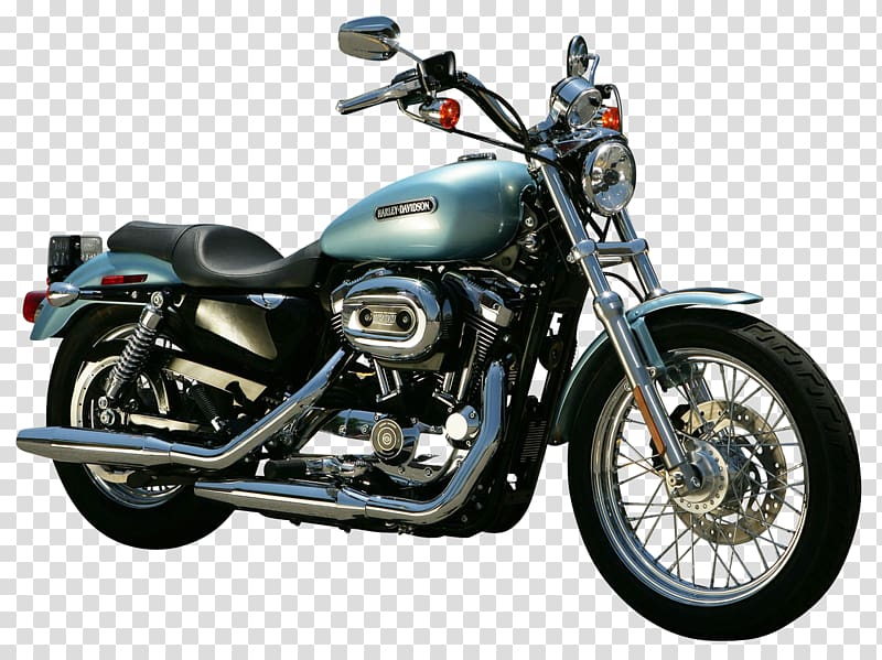 green and black motorcycle, Harley-Davidson Sportster Motorcycle Cruiser, Harley Davidson Bike transparent background PNG clipart