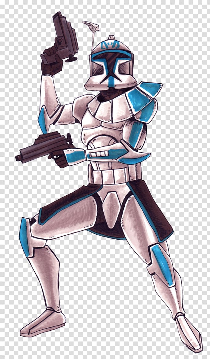 Captain Rex Clone trooper Star Wars: The Clone Wars Commander Cody, clone captain rex transparent background PNG clipart