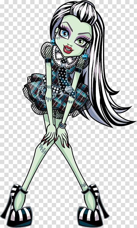 Frankie Stein Monster High Basic Doll Frankie Monster High Basic Doll Frankie, doll transparent background PNG clipart