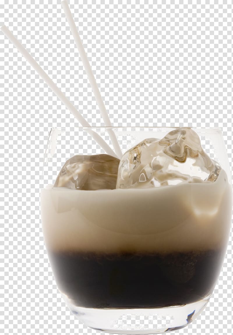 Affogato White Russian Iced coffee Cocktail Baileys Irish Cream, cocktail transparent background PNG clipart