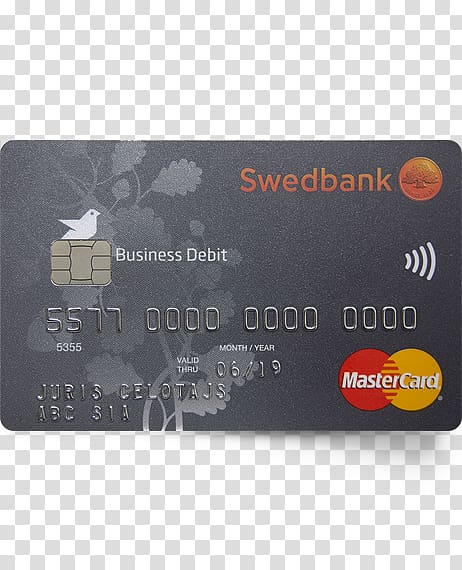 Payment card Swedbank Credit card, fresh business card transparent background PNG clipart