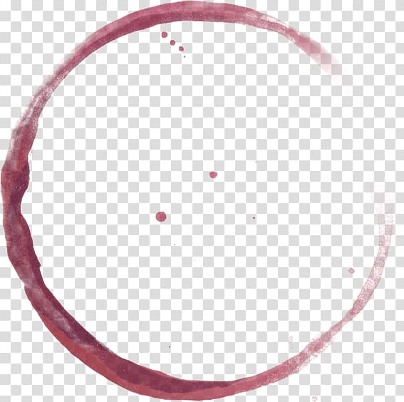 Pink M Body Jewellery Circle Font, wine stain transparent background PNG clipart