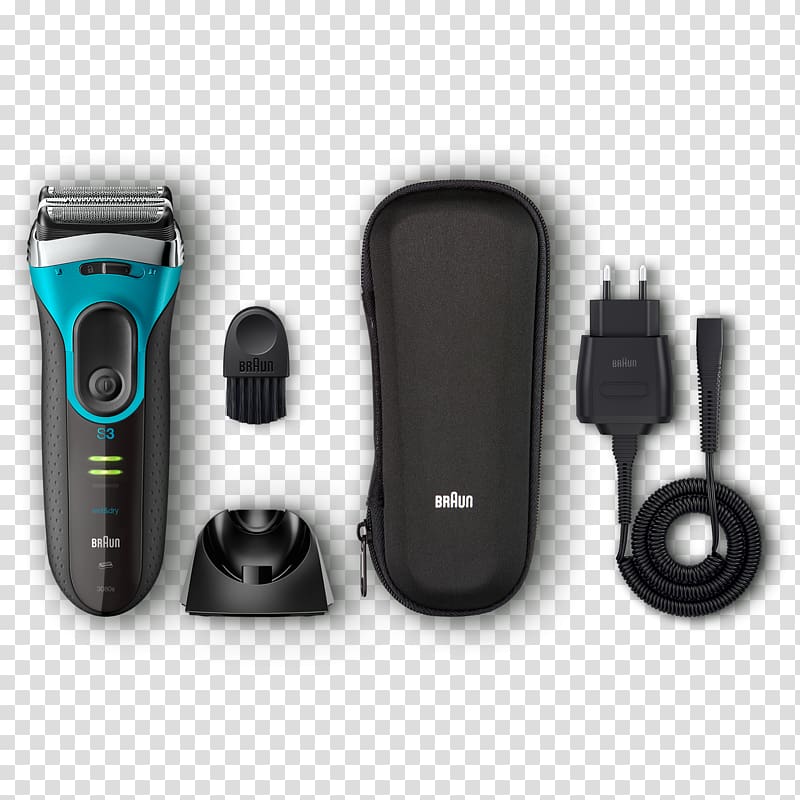 Braun Series 3 3080s Electric Razors & Hair Trimmers Shaving Braun Series 3 3040s, Razor transparent background PNG clipart