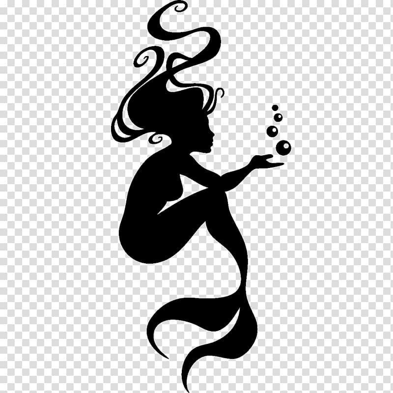 The Little Mermaid Ariel Wall decal Tattoo, Mermaid transparent background PNG clipart