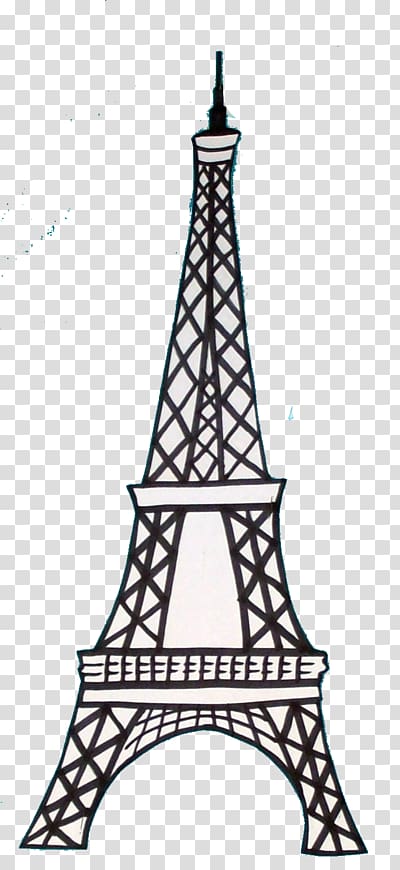 Eiffel Tower Drawing Steeple, Paris silhouette transparent background PNG clipart