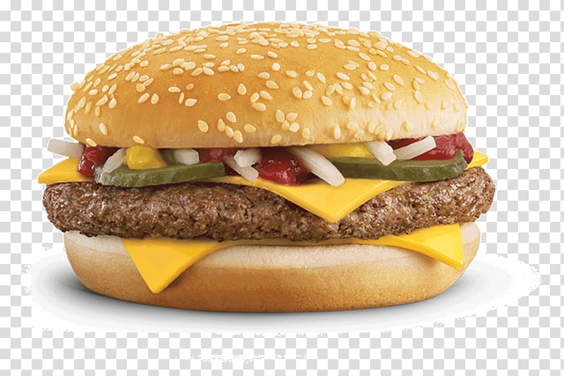McDonald\'s Quarter Pounder Hamburger McDonald\'s Big Mac McChicken Filet-O-Fish, Mc donalds transparent background PNG clipart