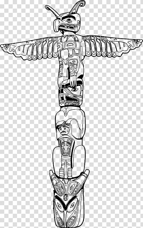 Totem pole , religious totem transparent background PNG clipart