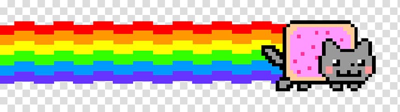 Minecraft Pixel Art Templates: Nyan Cat