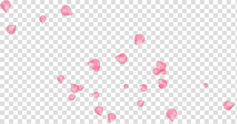 Software Petal Pattern, Pink Floating Rose Petal Decoration transparent background PNG clipart