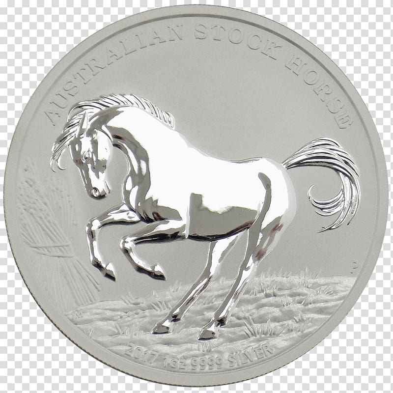 Silver coin Bullion Lunar Series, silver bar transparent background PNG clipart