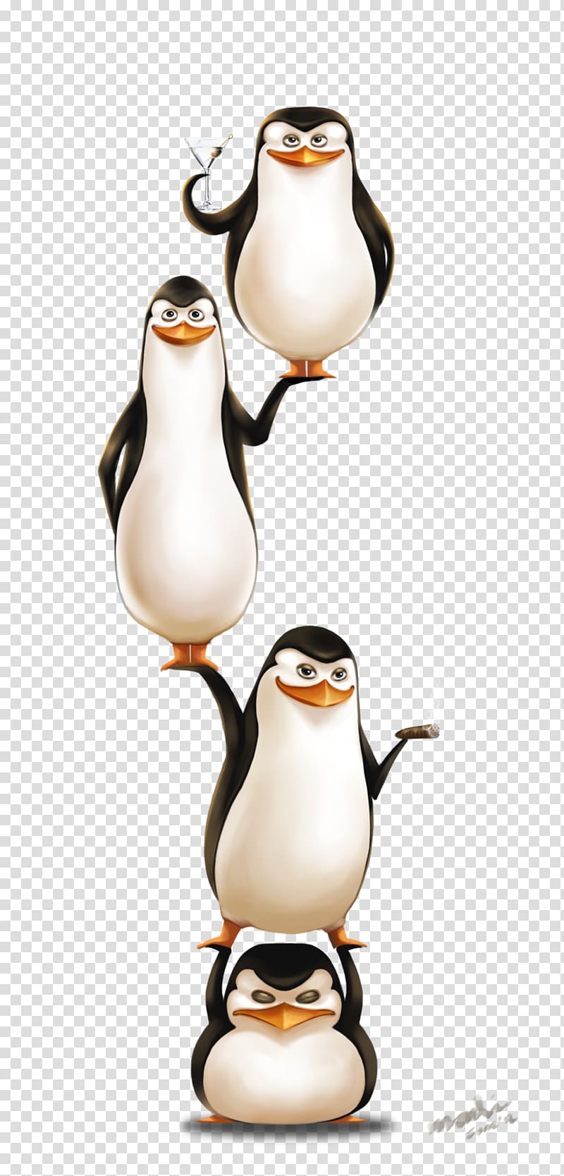 four penguins illustration, The Penguins of Madagascar: Dr. Blowhole Returns – Again! Madagascar: Operation Penguin Skipper Kowalski, Madagascar penguins transparent background PNG clipart