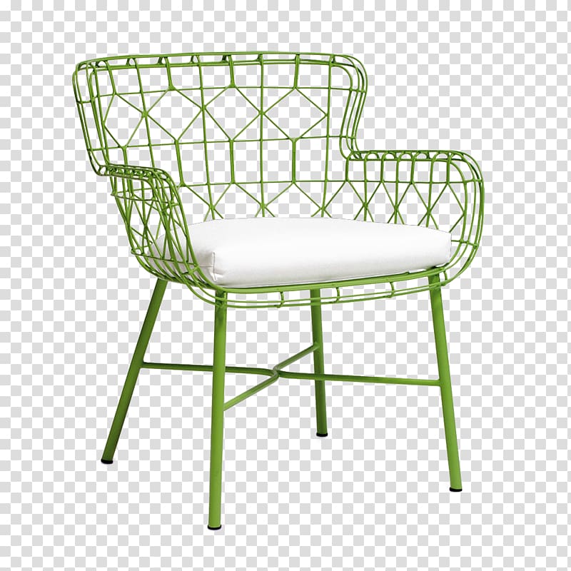 Wing chair Table Garden furniture, Green armchair transparent background PNG clipart