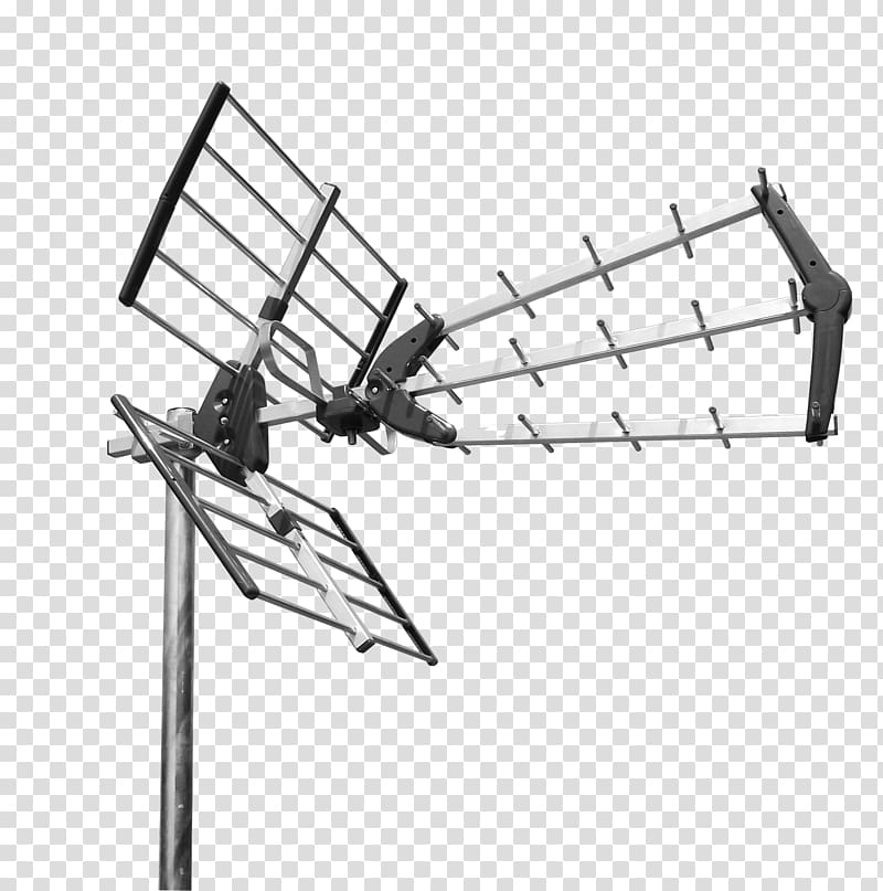 Television antenna Ultra high frequency Telecommunication, Antenna transparent background PNG clipart