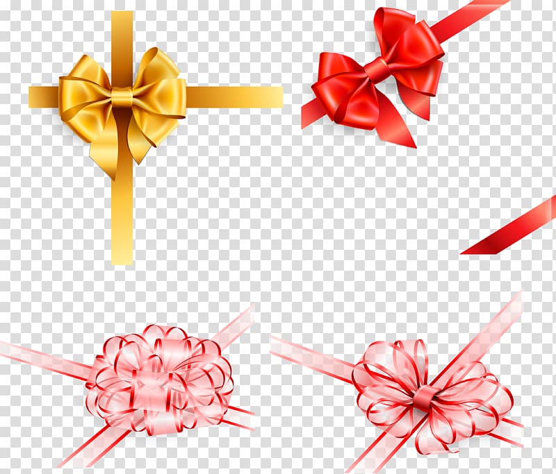 Ribbon Shoelace knot Gift, Delicate ribbon bow transparent background PNG clipart