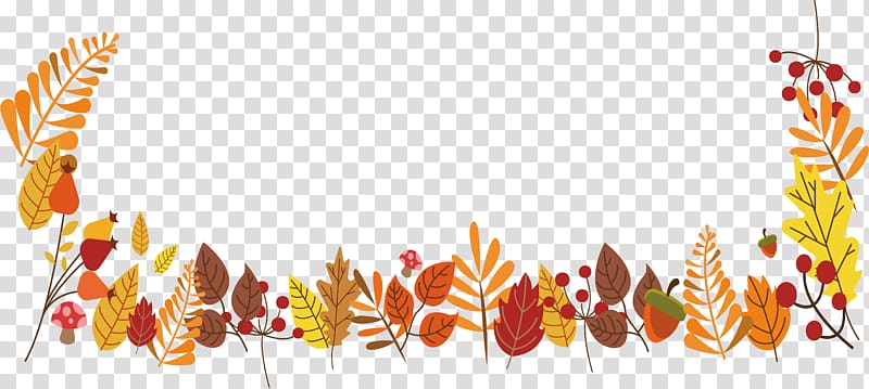 Autumn Leaves Leaf, Autumn leaves decoration box transparent background PNG clipart