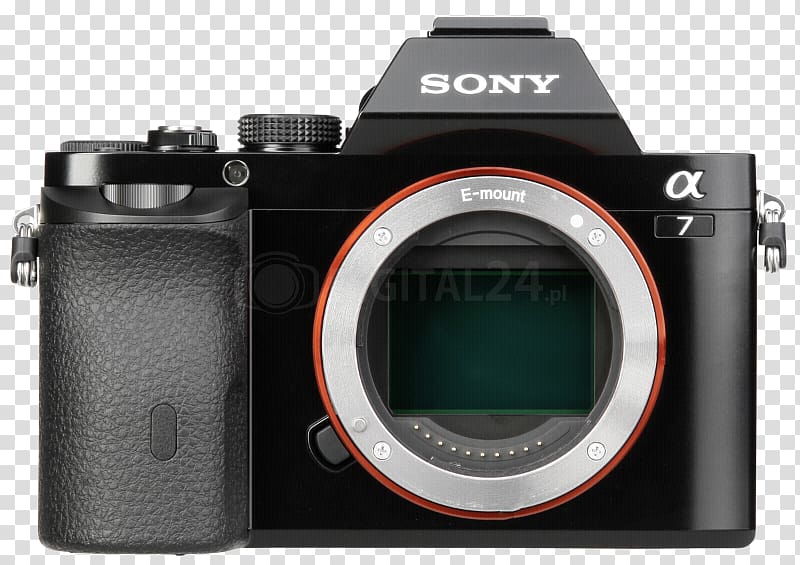 Digital SLR Sony α7 II Sony Alpha 7R Mirrorless interchangeable-lens camera Sony FE 28-70mm F3.5-5.6 OSS, sony a7 transparent background PNG clipart