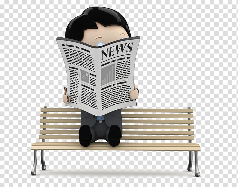 person reading newspaper illustration, Newspaper January Illustration, Man sitting reading a newspaper transparent background PNG clipart