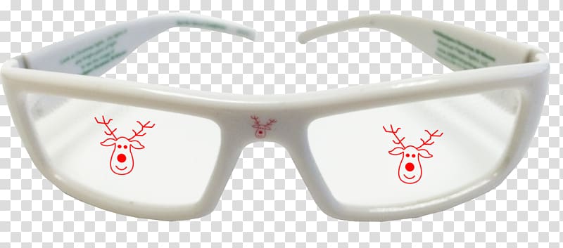 Goggles Reindeer Sunglasses, plastic items transparent background PNG clipart