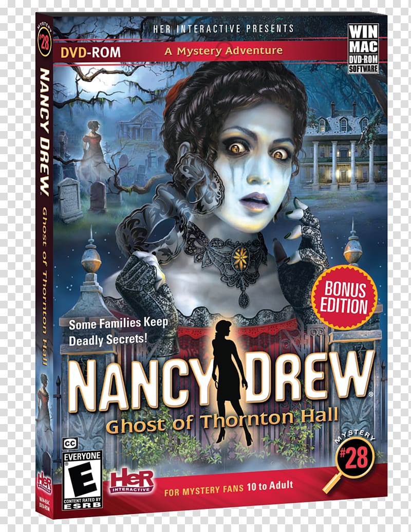 Nancy Drew: Ghost of Thornton Hall Her Interactive Uncivil Acts (Nancy Drew Mystery, others transparent background PNG clipart