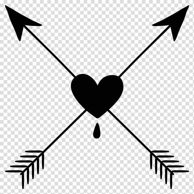 heart-shaped arrows ethnic patterns transparent background PNG clipart