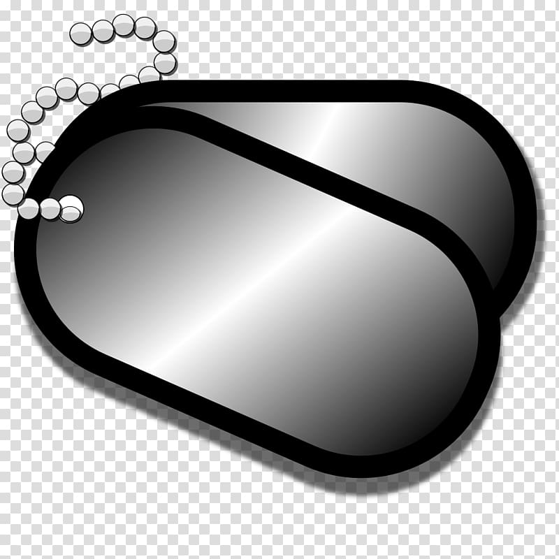 Dog tag Military , Black Tag transparent background PNG clipart