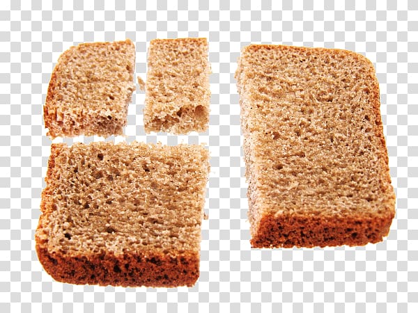 Rye bread Toast Hamburger Pumpkin bread Banana bread, Cut a piece of toast transparent background PNG clipart